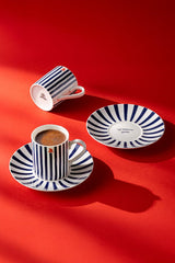Premium Authentic Turkish Coffee Cup Set - Destiny Collection - 6 - Piece Set - 100ml Cups - TryAladdin