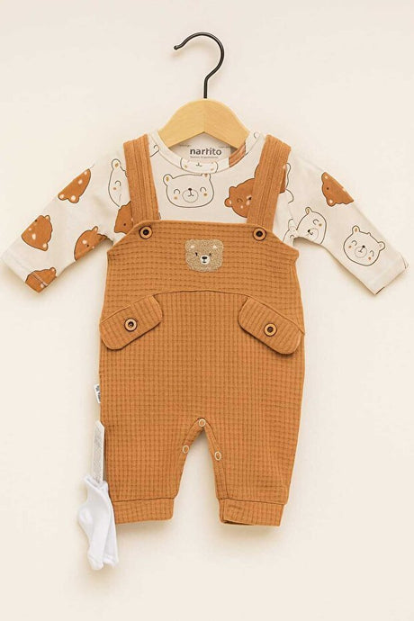 Premium Baby Bear Cotton 3 - Piece Outfit Set - 3pc - TryAladdin