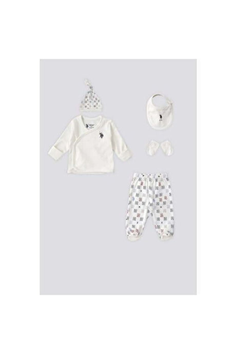 Premium Baby Boy 5 - Piece Bodysuit Set - TryAladdin