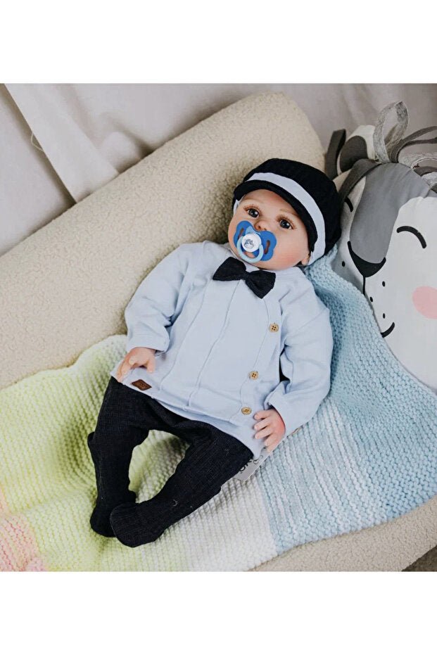 Premium Baby Boy 5 - Piece Hospital Exit & Newborn Outfit Set - Ribbed Cotton - TryAladdin