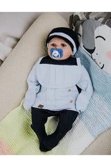 Premium Baby Boy 5 - Piece Hospital Exit & Newborn Outfit Set - Ribbed Cotton - TryAladdin