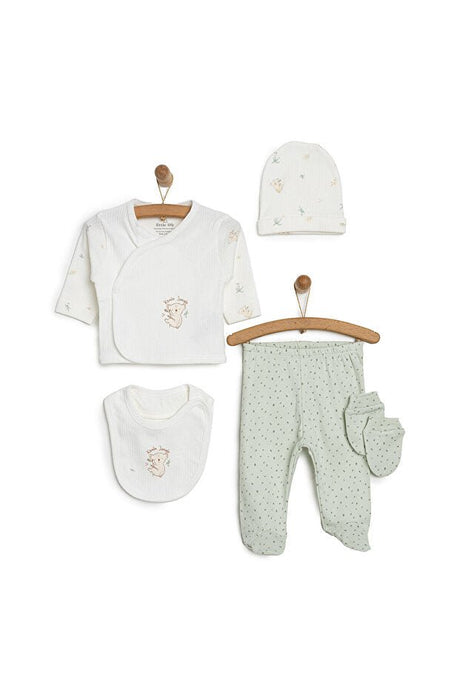 Premium Baby Boy 5 - Piece Hospital Exit Set - Newborn Essentials - TryAladdin