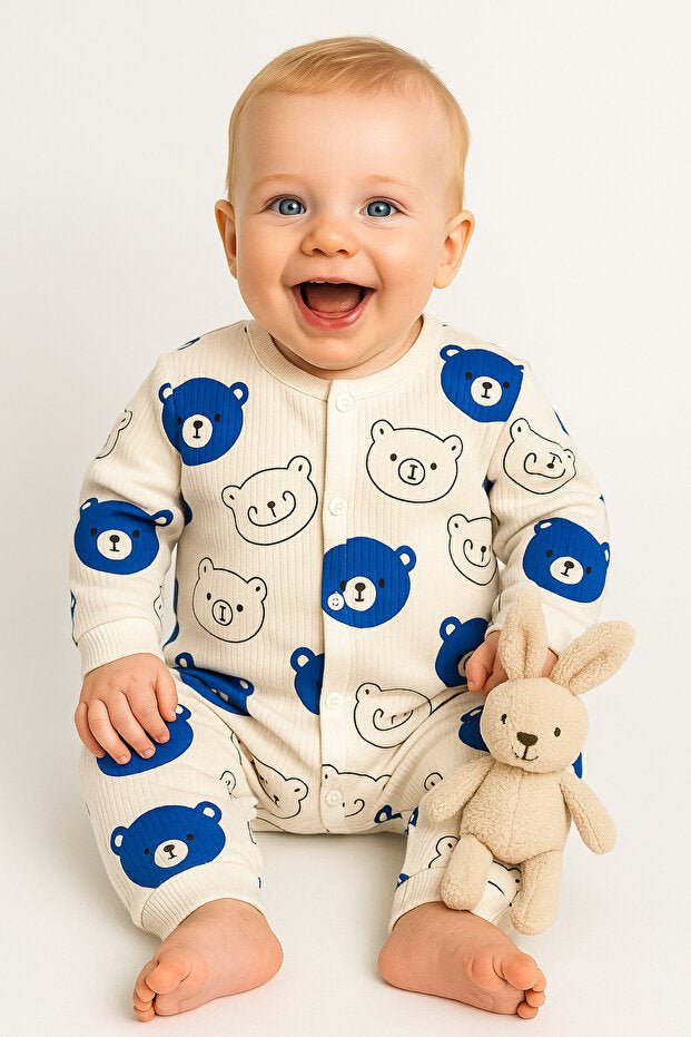 Premium Baby Boy Animal Print Romper - Newborn 1 - 6M Assortment - TryAladdin