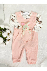Premium Baby Girl 2 - Piece Cotton Overall & Jumpsuit Set - TryAladdin