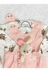 Premium Baby Girl 2 - Piece Cotton Overall & Jumpsuit Set - TryAladdin