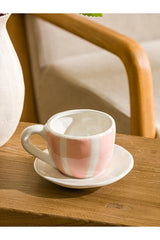 Premium Ceramic Coffee Mug with Mixed Bow Print - 200ml - TryAladdin