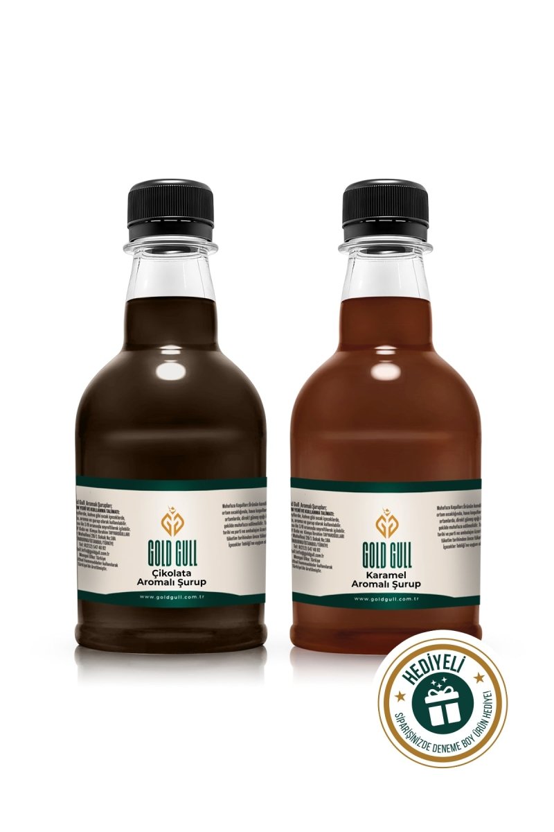 高级巧克力焦糖咖啡与水果糖浆 - 2 x 300毫升