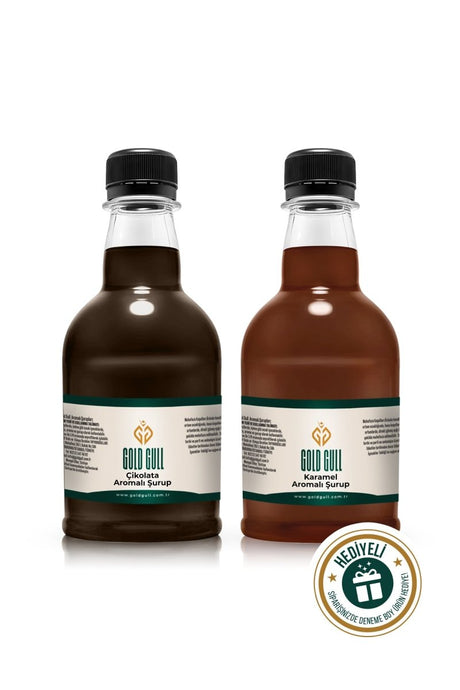 Premium Chocolate Caramel Coffee & Fruit Syrup - 2 x 300ml - TryAladdin