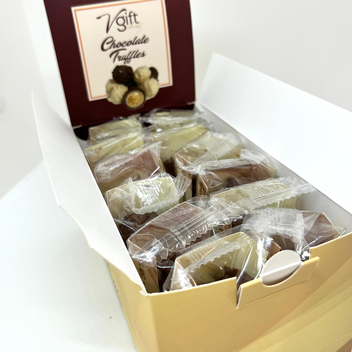 プレミアムドバイチョコレートトリュフ - ダブルパック - 32g - トライ