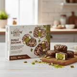 Premium Dubai Style Pistachio Kadayif Milk Chocolate Turkish Delight - 250g - TryAladdin