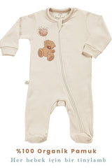 Premium Fluffy Bear Unisex 10 - Piece Organic Cotton Newborn Layette Set - TryAladdin
