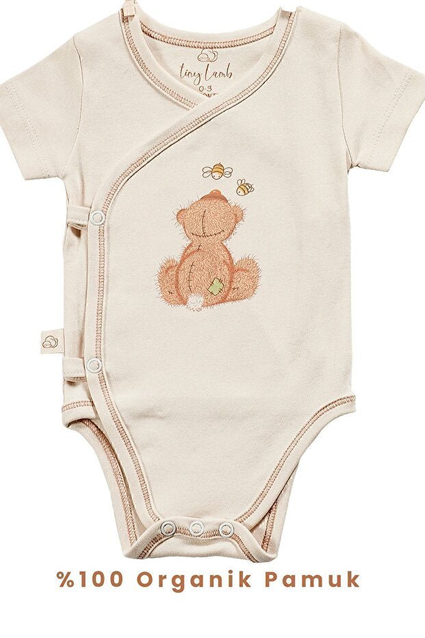 Premium Fluffy Bear Unisex 10 - Piece Organic Cotton Newborn Layette Set - TryAladdin