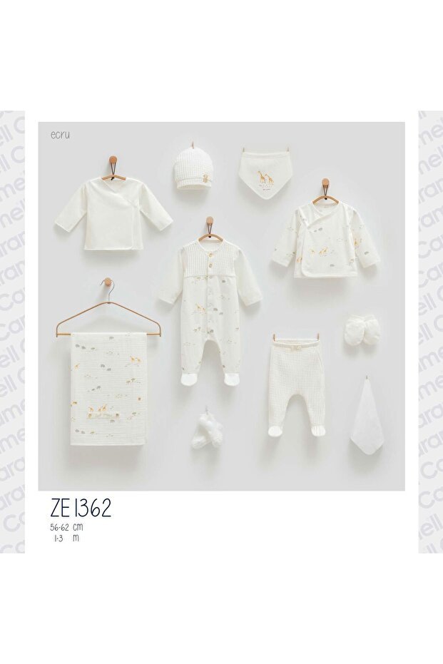 Premium Giraffe & Lion 10 - Piece Newborn Welcome Set - TryAladdin
