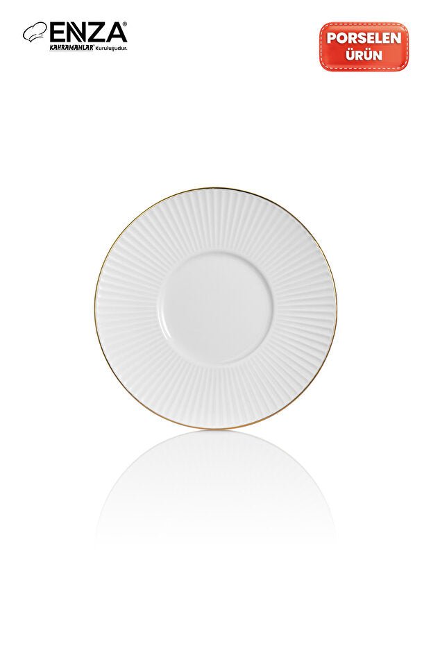 Premium Gold Rim Porcelain Turkish Coffee Cup Set - Set of 6 - TryAladdin