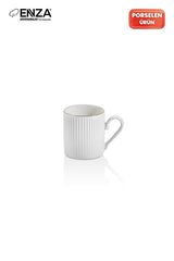 Premium Gold Rim Porcelain Turkish Coffee Cup Set - Set of 6 - TryAladdin