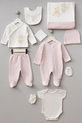 Premium Infant 10 - Piece Balloon Rabbit Cotton Apparel Gift Set - TryAladdin