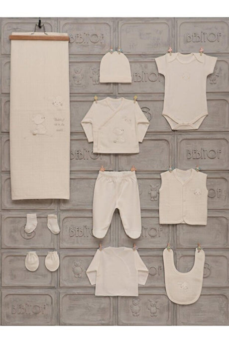 Premium Infant Bear Pom - Pom Layette Collection - 10 Piece Set - TryAladdin