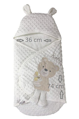 Premium Infant Snap Swaddle - Beige - 1 Piece - TryAladdin