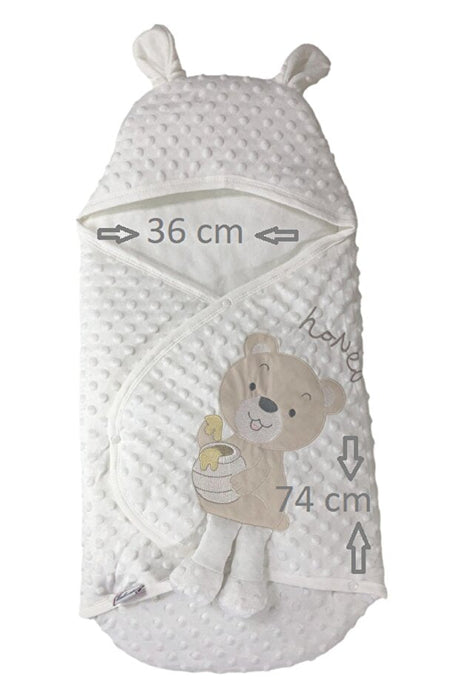 Premium Infant Snap Swaddle - Beige - 1 Piece - TryAladdin