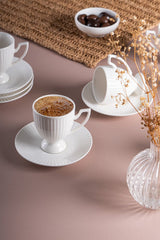 Premium Istanbul Porcelain Mahir Turkish Coffee Cup Set - 90ml - TryAladdin