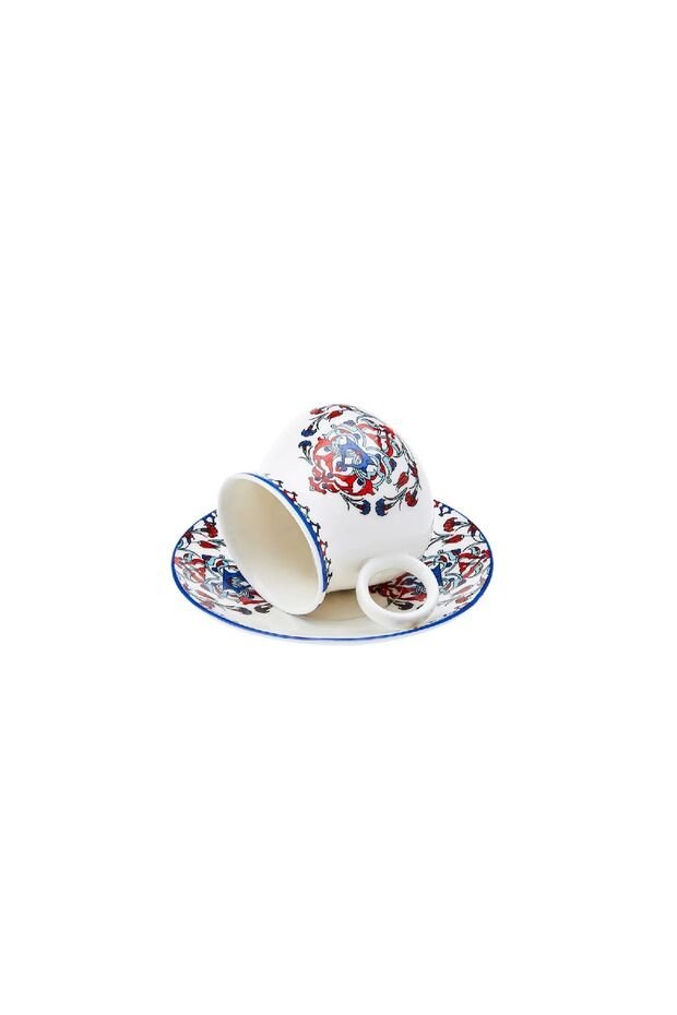 Premium Karaca Hattat Traditional Turkish Coffee Cup Set - 6 Person / 90ml - TryAladdin