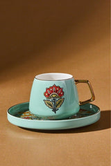 Premium Karaca Karena Turkish Coffee Cup Set - 2 - Piece, 100ml Capacity - TryAladdin