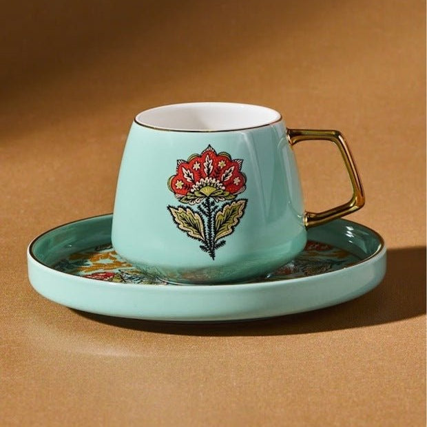 Premium Karaca Karena Turkish Coffee Cup Set - 2 - Piece, 100ml Capacity - TryAladdin