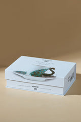 Premium Karaca Peacock Turkish Coffee Cup Set - 2 Cups 90ml - TryAladdin