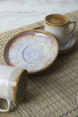 Premium Keramika Hydra Nordic 12 - Piece 6 - Person Ceramic Coffee Set - TryAladdin