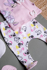 Premium Minnie Mouse 5 - Piece Newborn Baby Girl Layette Set - TryAladdin