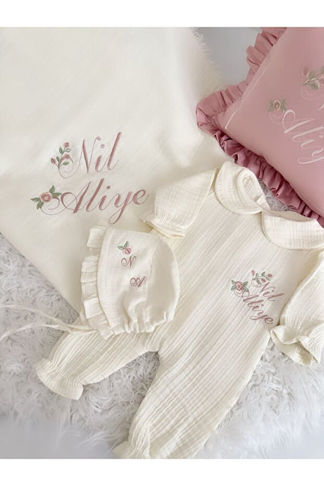 Premium Muslin Baby Girl Clothing Set - 250g - TryAladdin