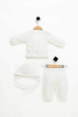 Premium Muslin Newborn Boy Hospital Set - 3 - Piece - TryAladdin