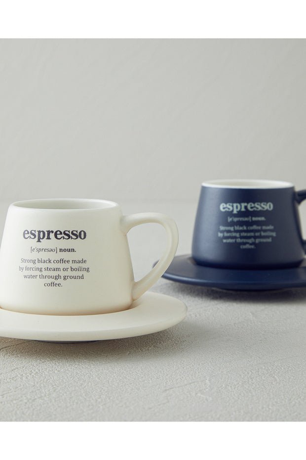 Premium New Bone China Espresso Coffee Cup Set - 4 Piece, 90ml - TryAladdin