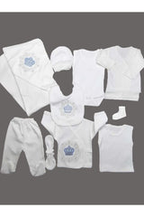 Premium Newborn 10 - Piece Embroidered Layette Set - Hospital Exit Collection - TryAladdin