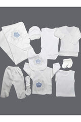 Premium Newborn 10 - Piece Embroidered Layette Set - Hospital Exit Collection - TryAladdin