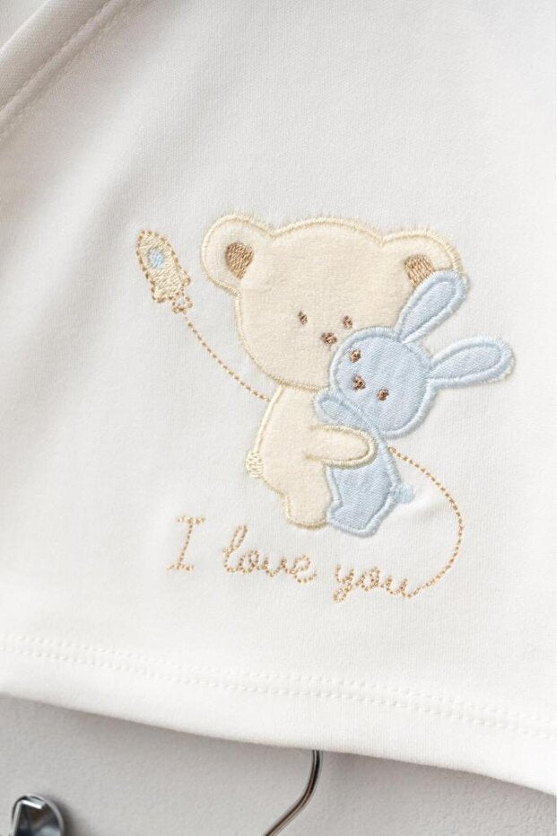 Premium Newborn 10 - Piece Hospital Exit Baby Set - Teddy Bear Design - TryAladdin