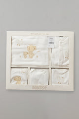 Premium Newborn 10 - Piece Layette Gift Set - Moon & Rabbit Pattern - TryAladdin
