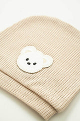 Premium Newborn 100% Cotton Bear Embroidered 5 - Piece Outfit Set - TryAladdin