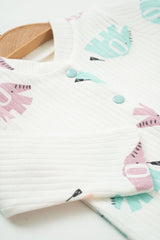 Premium Newborn 100% Cotton Elephant Print 5 - Piece Welcome Set - TryAladdin