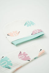Premium Newborn 100% Cotton Elephant Print 5 - Piece Welcome Set - TryAladdin