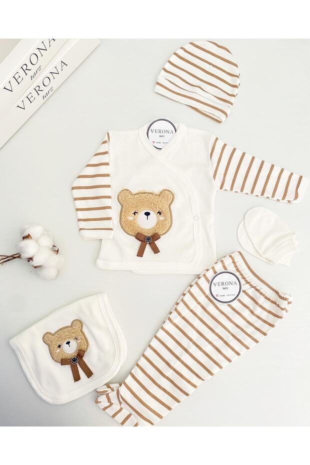 Premium Newborn 5 - Piece Bear Hospital Coming Home Set - TryAladdin