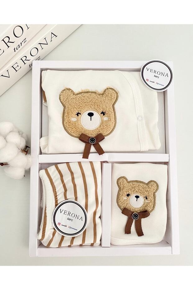 Premium Newborn 5 - Piece Bear Hospital Coming Home Set - TryAladdin