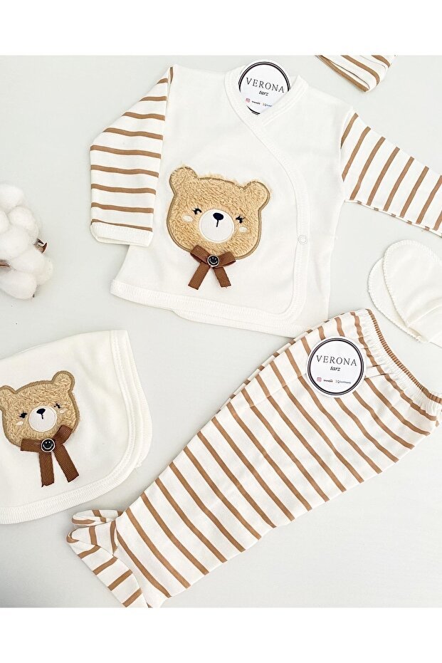 Premium Newborn 5 - Piece Bear Hospital Coming Home Set - TryAladdin