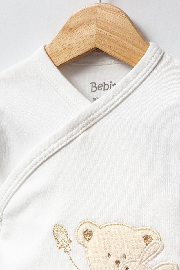 Premium Newborn 5 - Piece Bear Pattern Layette Set - TryAladdin
