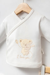 Premium Newborn 5 - Piece Bear Pattern Layette Set - TryAladdin