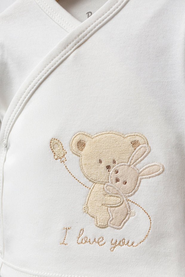 Premium Newborn 5 - Piece Bear Pattern Layette Set - TryAladdin
