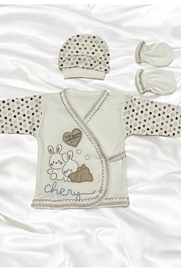 Premium Newborn 5 - Piece Rabbit Layette Set - 0.8kg - TryAladdin