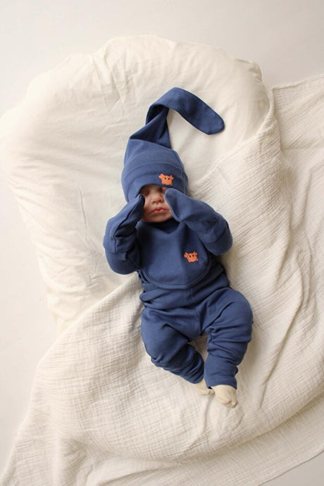 Premium Newborn Baby Apparel - Crab Embroidered Long Sleeve 5 - Piece Set - TryAladdin