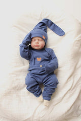 Premium Newborn Baby Apparel - Crab Embroidered Long Sleeve 5 - Piece Set - TryAladdin