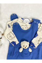 Premium Newborn Baby Bear Overall Set - 2 - Piece - TryAladdin